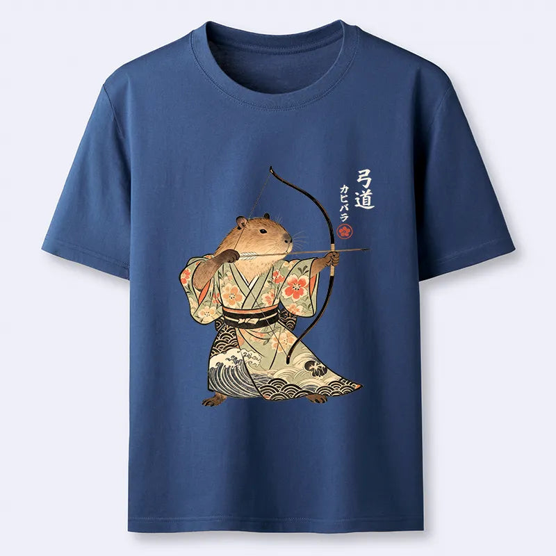Kyoto-Lion Capybara Archery Classic T-Shirt