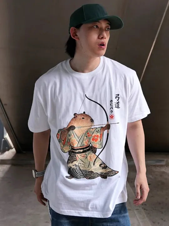 Kyoto-Lion Capybara Archery Classic T-Shirt