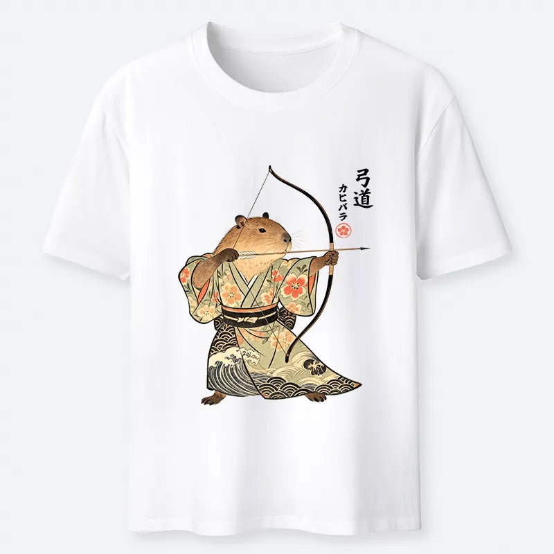 Kyoto-Lion Capybara Archery Classic T-Shirt