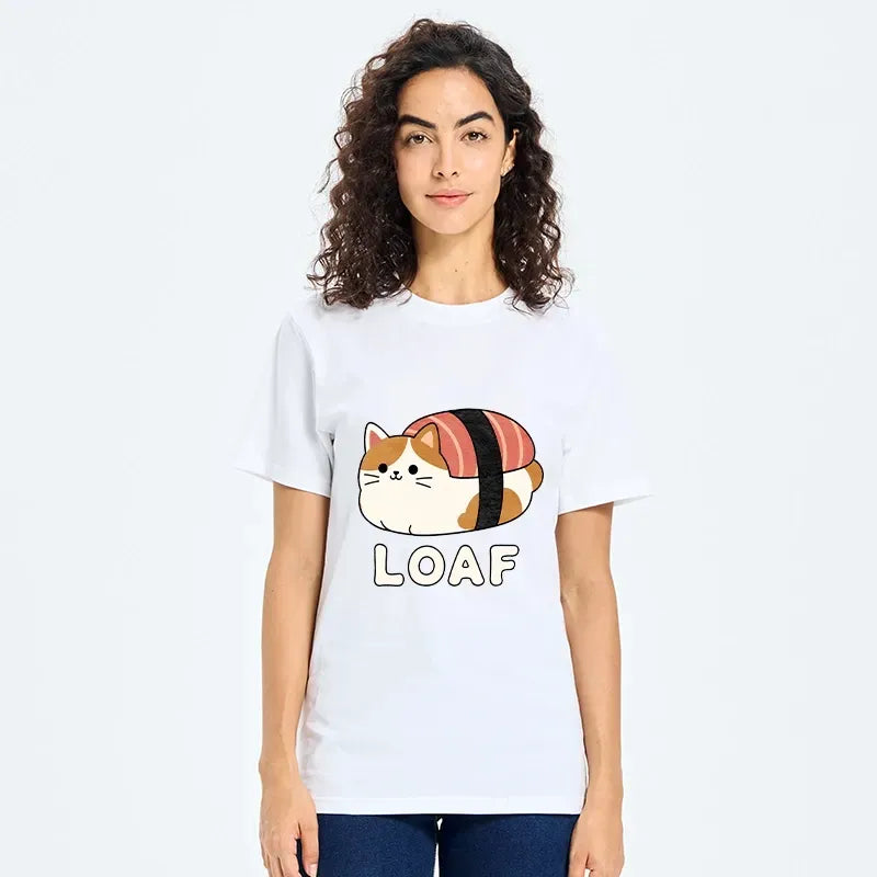 Kyoto-Lion Cute Tuna Sushi Kitty Loaf Art Classic T-Shirt