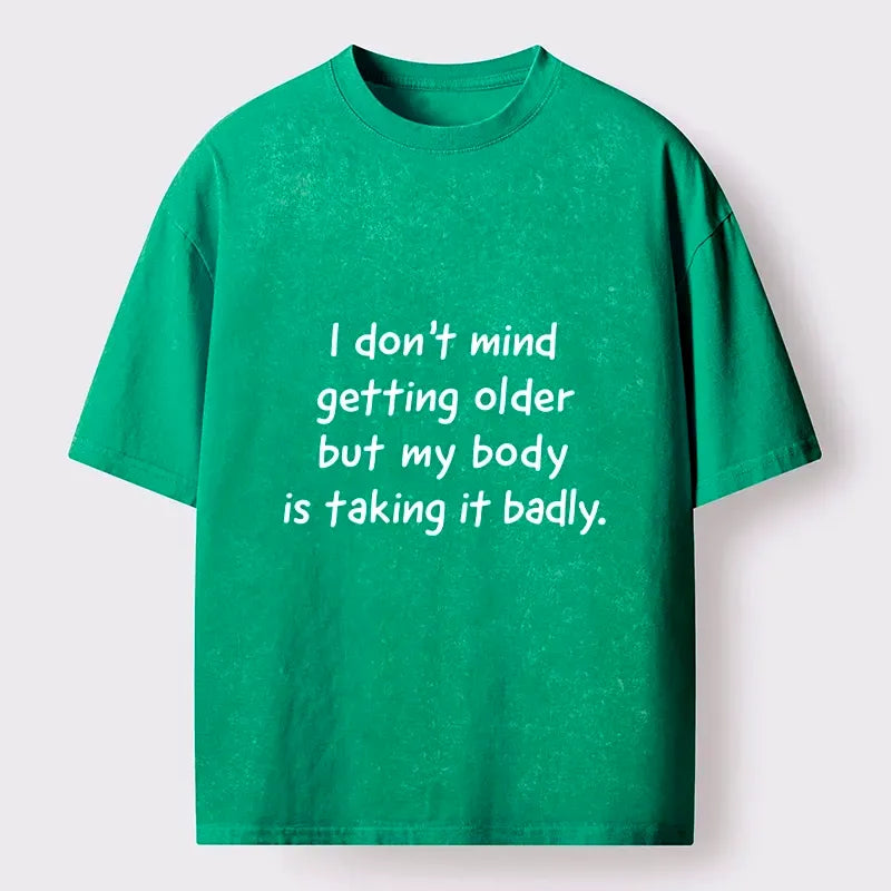 Japanese Vintage Washed T-Shirt for Men