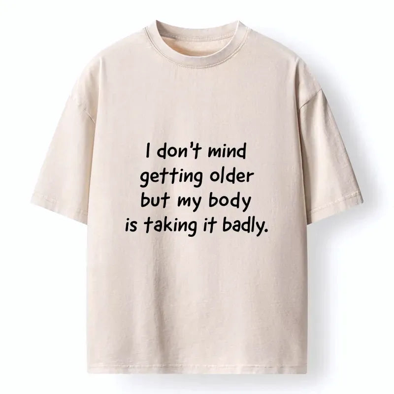 Japanese Vintage Washed T-Shirt for Men