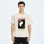 Kyoto White Parrot Poster Tee on Sale