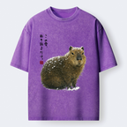 Kyoto-Lion Capybara Washed Tee on Sale