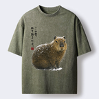 Japanese Cotton Capybara Tee with Free Shipping