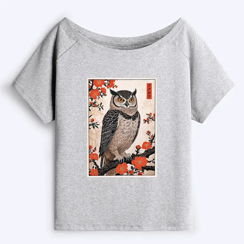 Super Soft Owl T-Shirt for Everyday Wear