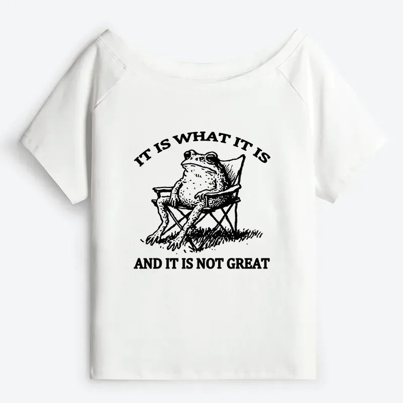 Trendy Kyoto Frog Tee for Women