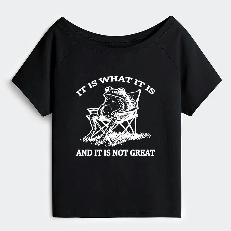 Trendy Kyoto Frog Tee for Women