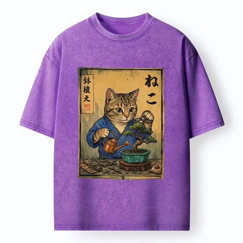 Japanese Cat Bonsai T-Shirt