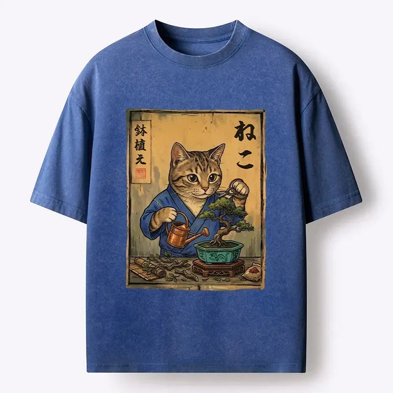 Japanese Cat Bonsai T-Shirt
