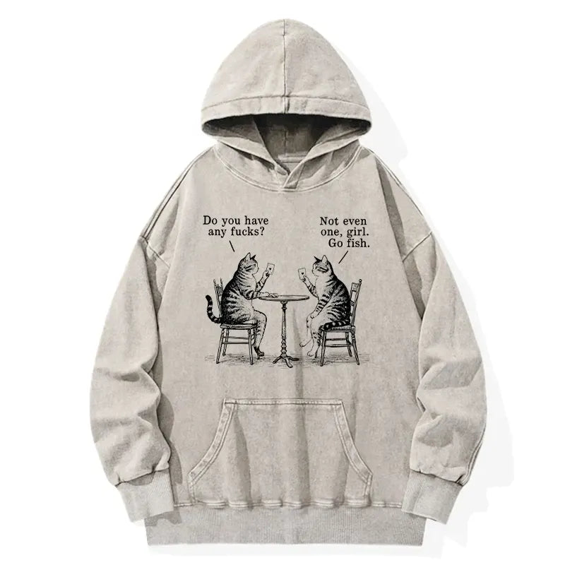 Unisex cat poker hoodie on sale