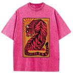Japanese Ukiyo-e Tiger Shirt with Free Shipping