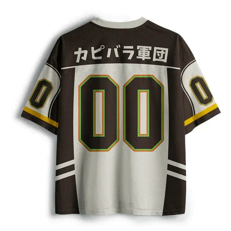 Kyoto-Lion Colorful Capybaras Mesh Jersey