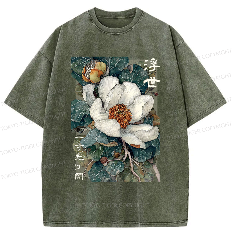 Vintage Ukiyoe Woodblock Print T-Shirt