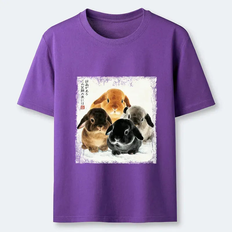 Japanese rabbit shirt gift idea
