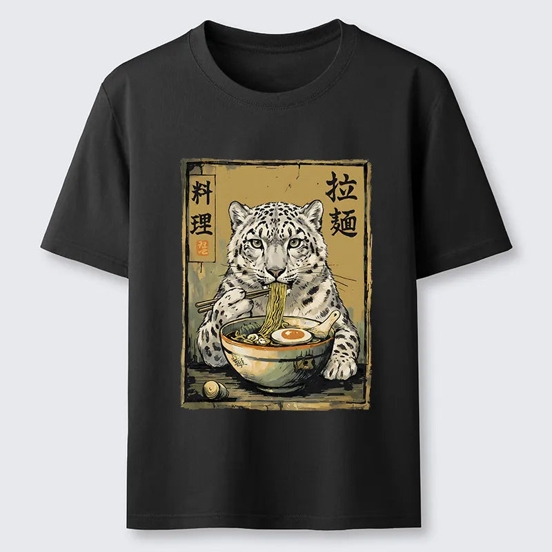 Kyoto-Lion Ramen Snow Leopard Meme Classic T-Shirt