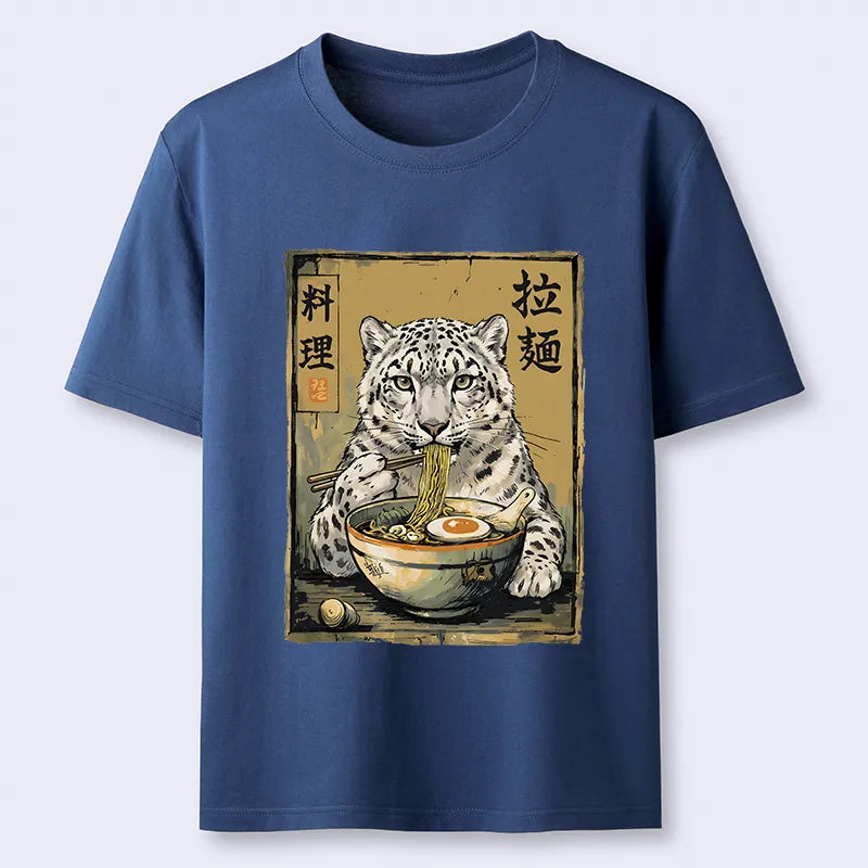 Kyoto-Lion Ramen Snow Leopard Meme Classic T-Shirt