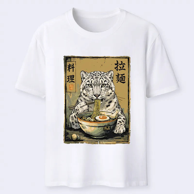 Kyoto-Lion Ramen Snow Leopard Meme Classic T-Shirt