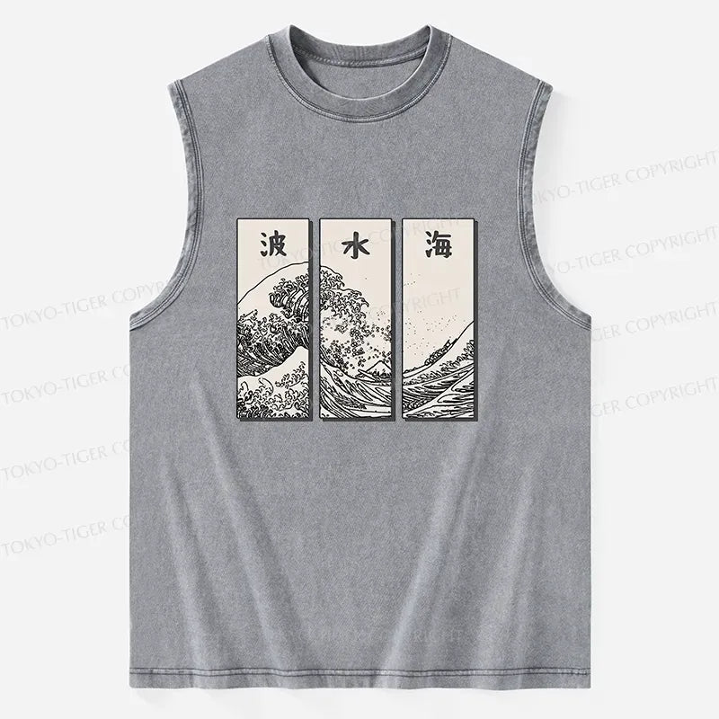 Ukiyo-e Japanese Art Unisex Tank Top