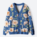 Japanese Woodblock Print Cardigan
