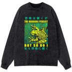 japanese washed long sleeve t-shirt