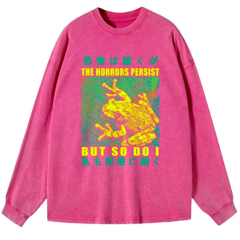 kyoto lion unisex washed t-shirt