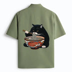 Kyoto Lion Japanese Shirt for Summer