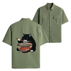 Fat Cat Ramen Shirt Gift Idea for Her