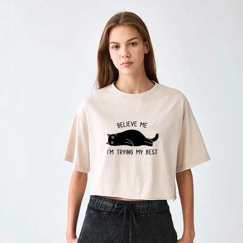 Kyoto Lion Crop Top with Free Shipping