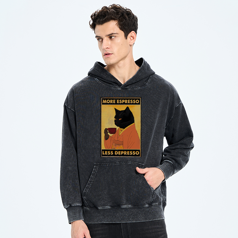 distressed unisex hoodie for vacation