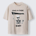 Kyoto-Lion Hang In There Washed T-Shirt