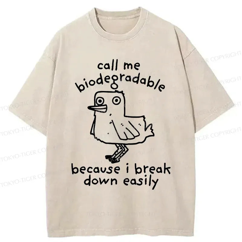 emotionally broken duck funny t-shirt