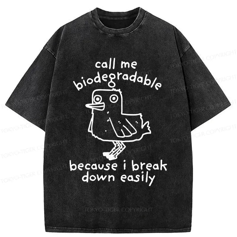 emotionally broken duck funny t-shirt