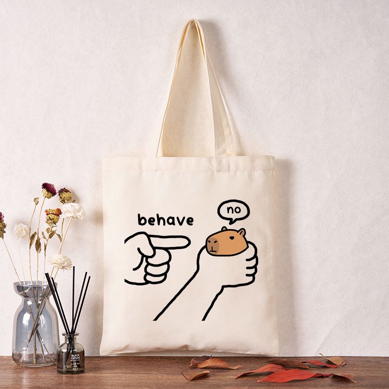 Kyoto-Lion Dishonest Capybara Tote Bag