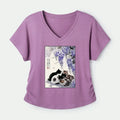 Kyoto-Lion Cats plotting under the wisteria Modal Dolman Sleeve T-Shirt