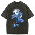 Vintage Japan Blue Tiger T-Shirt for Street Style