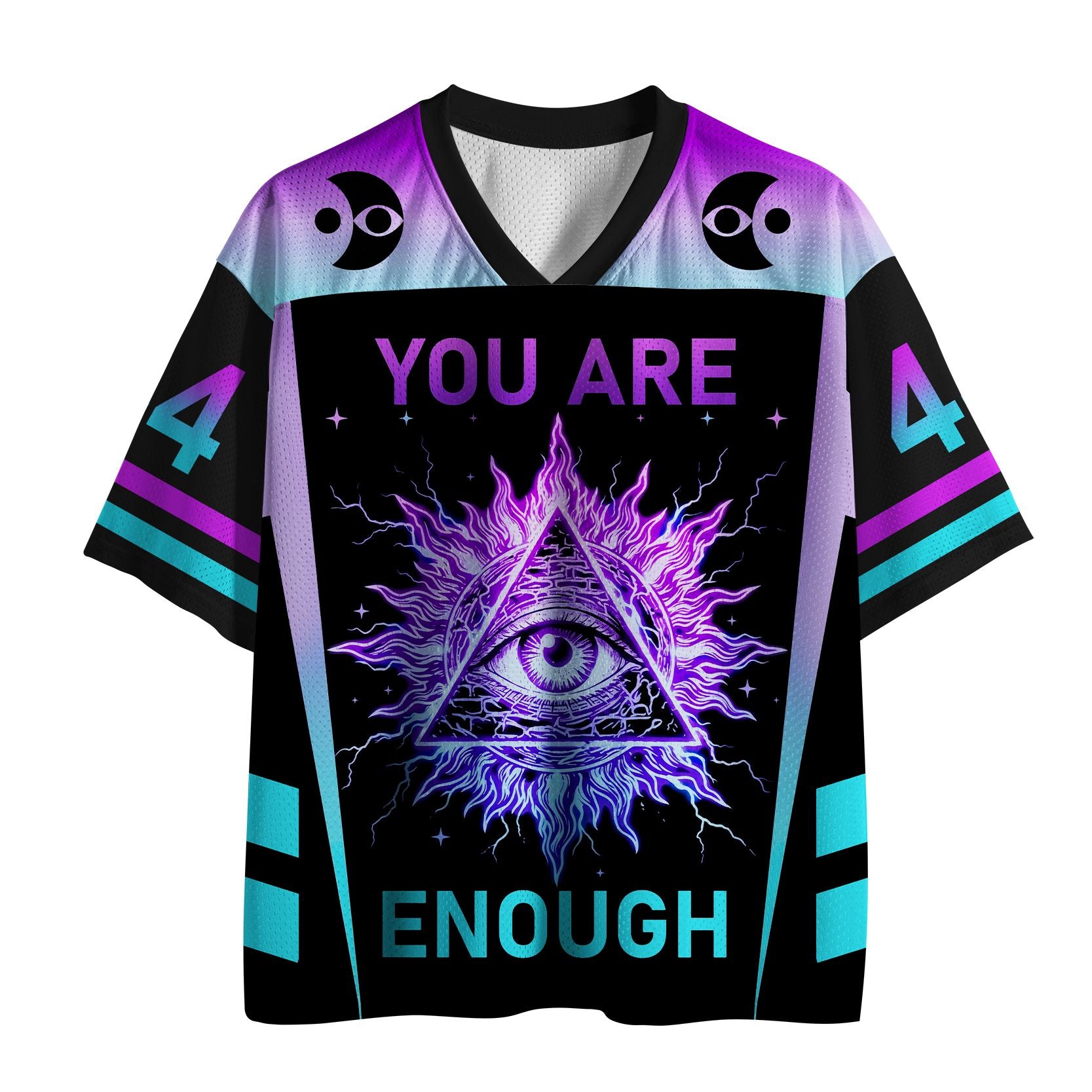 you are already enough inspirational mesh shirt