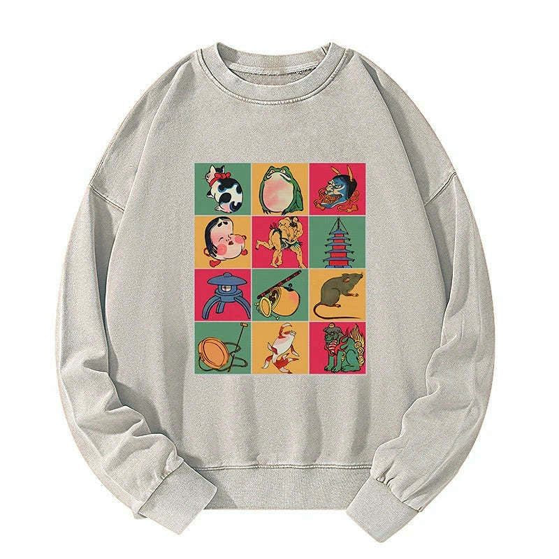kyoto lion japanese sweatshirt on sale
