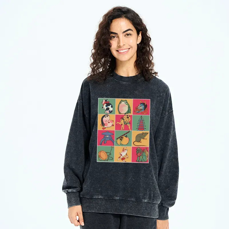 comfortable japanese streetwear sweatshirt for daily wear