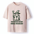 Kyoto-Lion Funny Meme Wizard Frog Weird Prophecy Washed T-Shirt