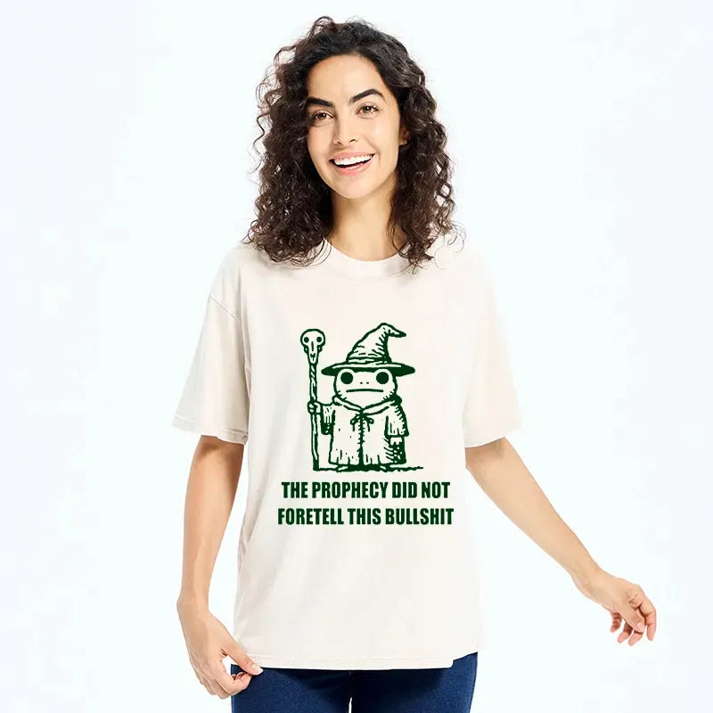 Kyoto-Lion Funny Prophecy T-Shirt on Sale