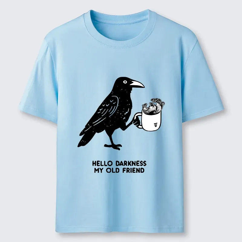 Vintage Japanese Crow Tee for Daily Wear