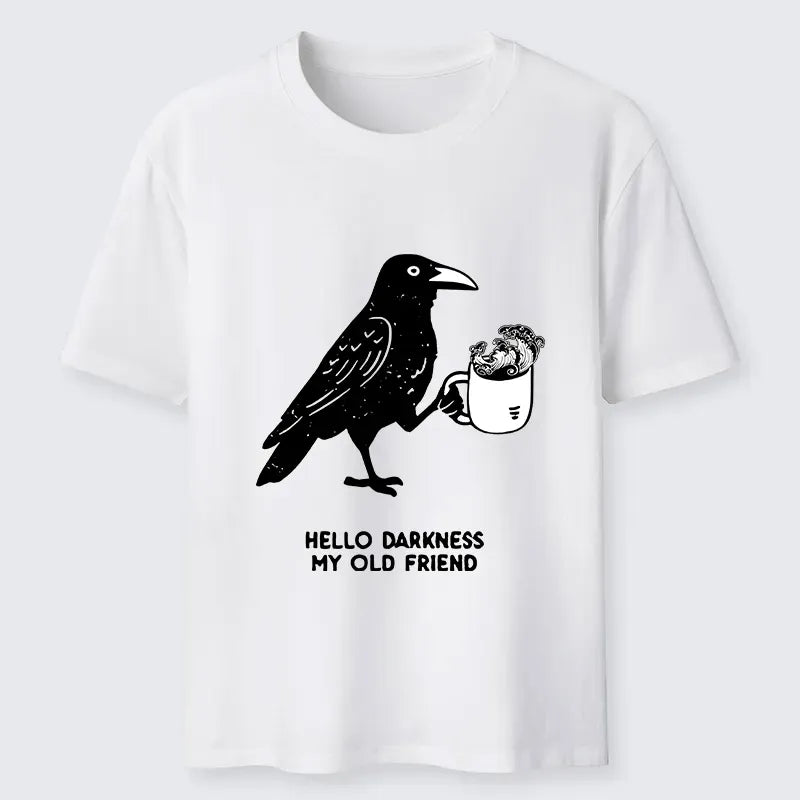 Vintage Japanese Crow Tee for Daily Wear