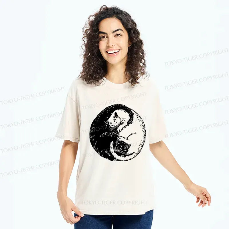 Unisex Soft Cotton Cat T-Shirt for Summer