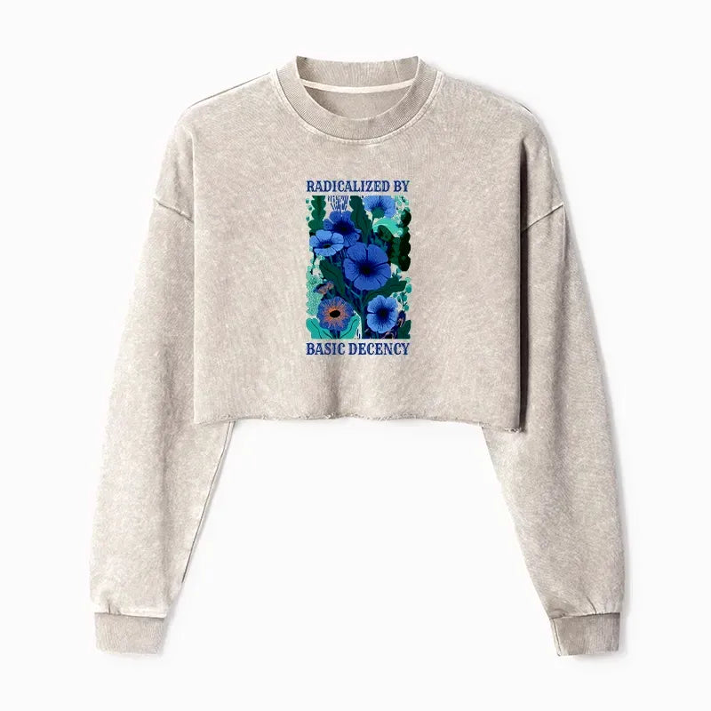 Pure Radicalism Vintage Crop Top for Women