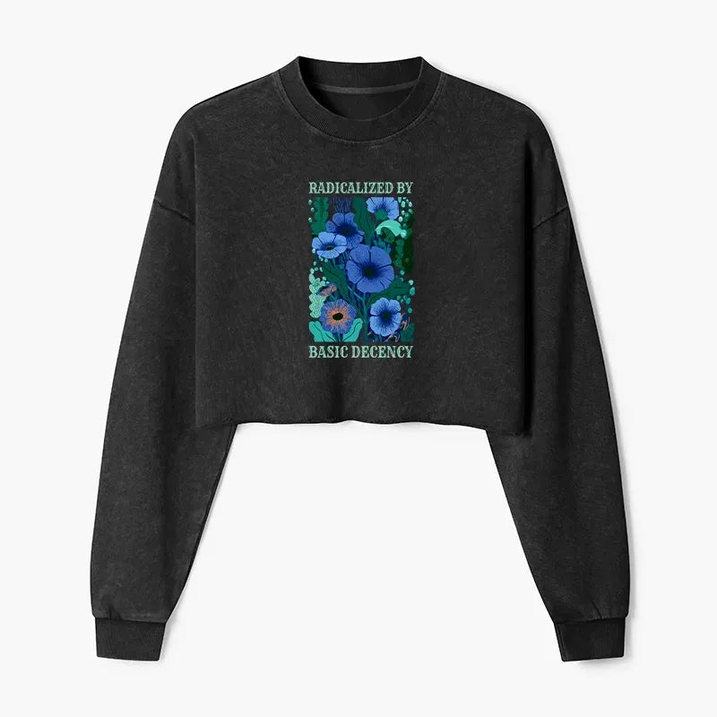 Pure Radicalism Vintage Crop Top for Women