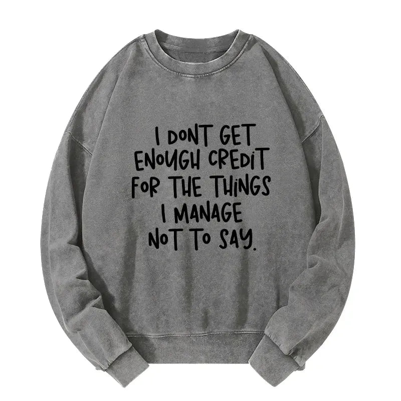 Japanese Washed Sweatshirt Free Shipping