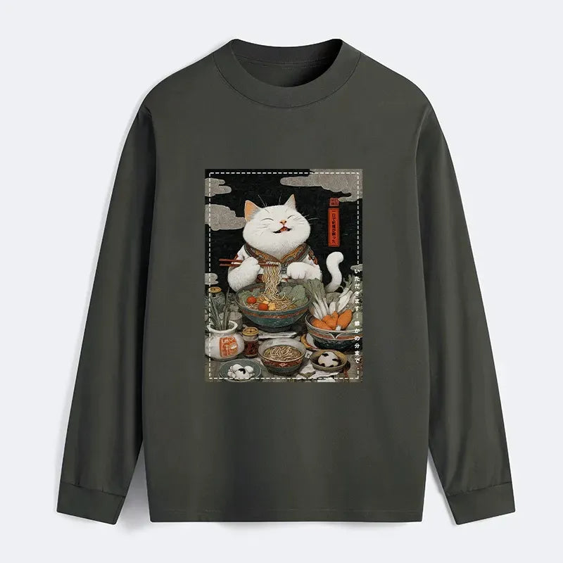 Ramen Loving Cat Casual Wear