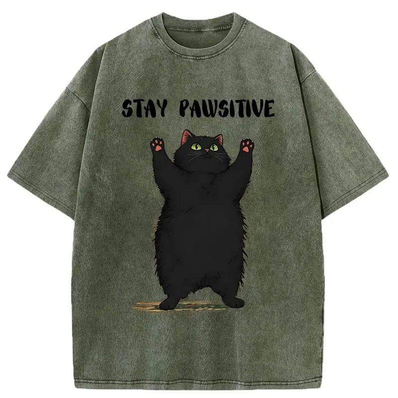 Stay Pawsitive Anime Convention Shirt