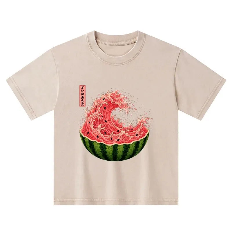 Trendy Japanese Art T-Shirt for Children